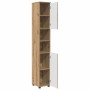 Mueble de baño alto con puerta Roble artisan 30 x 35 x 192 cm