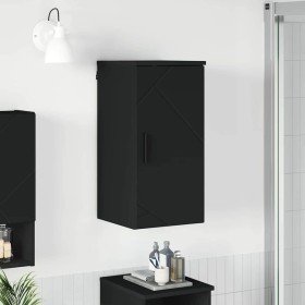 Gabinete de Baño Montaje en la pared Negro 30 x 31,5 x 61 cm en Tocadores de baño | Comprar online en Foro24