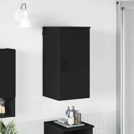 Gabinete de Baño Negro 30 x 31.5 x 61 cm Madera contrachapada