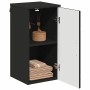 Gabinete de Baño Negro 30 x 31.5 x 61 cm Madera contrachapada