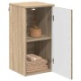 Gabinete de Baño con puerta Roble Sonoma 30 x 31.5 x 61 cm
