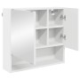 Armario de espejo Blanco 59 x 17 x 55 cm Madera contrachapada