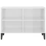 TV-Schrank mit glänzend weißen Metallbeinen 69,5 x 30 x 50 cm von vidaXL, TV-Möbel - Ref: Foro24-805938, Preis: 42,48 €, Raba...