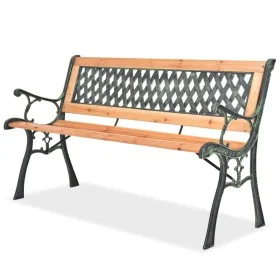 Wooden garden bench 122 cm by vidaXL, garden benches - Ref: Foro24-40262, Price: 80,26 €, Discount: %