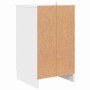 Armario de Noche Blanco 38 x 38 x 66 cm Madera contrachapada