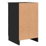 Armario de Noche Negro 38 x 38 x 66 cm Madera contrachapada