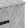 Armario de Noche con cajón Gris hormigón 38 x 38 x 66 cm