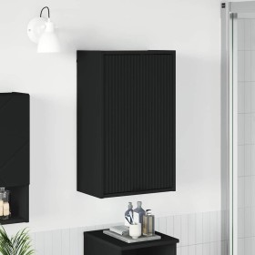 Gabinete de Baño Negro 39 x 23.5 x 65 cm Madera contrachapada
