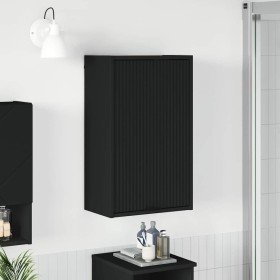 Gabinete de Baño Montaje en la pared Negro 39 x 23,5 x 65 cm en Tocadores de baño | Comprar online en Foro24