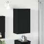 Gabinete de Baño Negro 39 x 23.5 x 65 cm Madera contrachapada