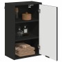 Gabinete de Baño Negro 39 x 23.5 x 65 cm Madera contrachapada