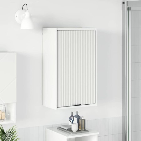 Gabinete de Baño con puerta Blanco brillante 39 x 23.5 x 65 cm