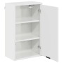 Gabinete de Baño con puerta Blanco brillante 39 x 23.5 x 65 cm