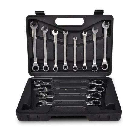 Ratschenschlüsselsatz 12-teilig von vidaXL, Schraubenschlüssel - Ref: Foro24-140269, Preis: 49,05 €, Rabatt: %