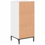 Gabinete de Baño con cajón Blanco brillante 39.5 x 36 x 88 cm