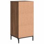 Gabinete de Baño con cajón Marrón roble 39.5 x 36 x 88 cm
