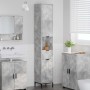 Mueble de baño alto con cajón Gris hormigón 31.5 x 33 x 190 cm