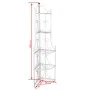 Weißes Eck-Pflanzenregal von vidaXL, Topfständer - Ref: Foro24-40783, Preis: 75,48 €, Rabatt: %