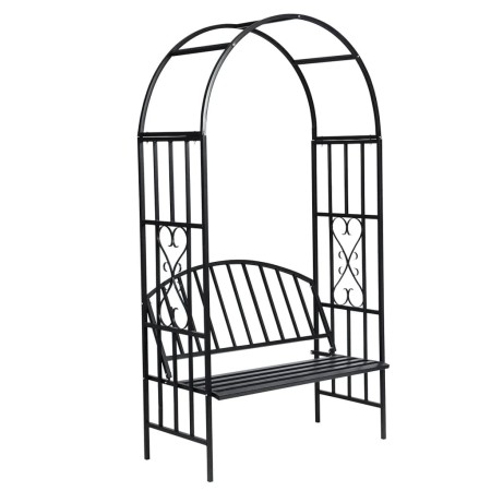 Arco de rosas con banco de vidaXL, Pérgolas, arcos y enrejados de jardín - Ref: Foro24-40545, Precio: 131,88 €, Descuento: %