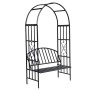 Arco de rosas con banco de vidaXL, Pérgolas, arcos y enrejados de jardín - Ref: Foro24-40545, Precio: 131,88 €, Descuento: %