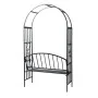 Rose arch with bench by vidaXL, Pergolas, arches and garden trellises - Ref: Foro24-40545, Price: 127,30 €, Discount: %