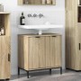 Gabinete de Lavabo para Baño Roble Sonoma 60.5 x 33.5 x 61 cm