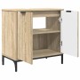 Gabinete de Lavabo para Baño Roble Sonoma 60.5 x 33.5 x 61 cm
