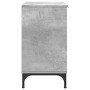 Gabinete de Lavabo para Baño Gris hormigón 60.5 x 33.5 x 61 cm