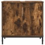 Gabinete de Lavabo para Baño Roble ahumado 60.5 x 33.5 x 61 cm