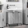 Gabinete de Lavabo para Baño Gris sonoma 60.5 x 33.5 x 61 cm