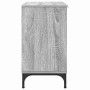 Gabinete de Lavabo para Baño Gris sonoma 60.5 x 33.5 x 61 cm