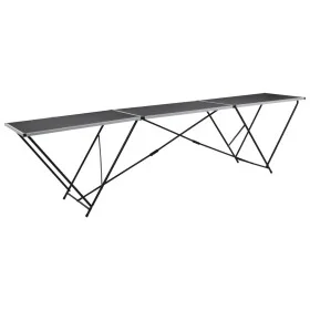 Folding MDF and aluminum wallpapering table 300x60x78 cm by vidaXL, Folding tables - Ref: Foro24-140718, Price: 141,75 €, Dis...