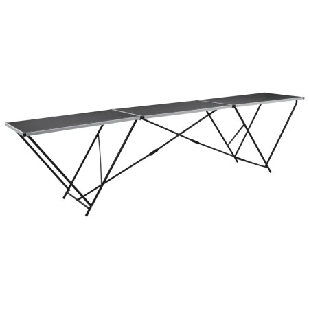 Folding MDF and aluminum wallpapering table 300x60x78 cm by vidaXL, Folding tables - Ref: Foro24-140718, Price: 144,96 €, Dis...