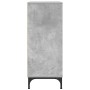 Vitrina Gris hormigón 79.5 x 33 x 82 cm Madera contrachapada