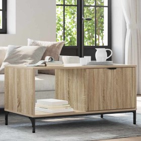 Mesa de Café Roble Sonoma 90 x 49 x 46 cm Madera contrachapada en Mesas de centro | Comprar online en Foro24