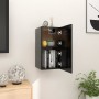 Muebles de salón de pared 2 uds negro 30,5x30x30 cm de vidaXL, Muebles TV - Ref: Foro24-804485, Precio: 50,15 €, Descuento: %