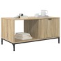 Mesa de Café Roble Sonoma 90 x 49 x 46 cm Madera contrachapada