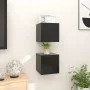 Wall living room furniture 2 pcs black 30.5x30x30 cm by vidaXL, TV Furniture - Ref: Foro24-804485, Price: 49,34 €, Discount: %