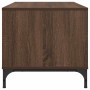 Mesa de Café Marrón roble 90 x 49 x 46 cm Madera contrachapada