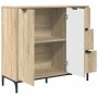 Vitrina Roble Sonoma 89.5 x 33 x 82 cm Madera contrachapada