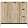 Vitrina Roble Sonoma 89.5 x 33 x 82 cm Madera contrachapada