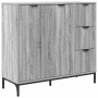 Vitrina Gris sonoma 89.5 x 33 x 82 cm Madera contrachapada