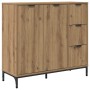 Vitrina Roble artisan 89.5 x 33 x 82 cm Madera contrachapada