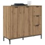 Vitrina Roble artisan 89.5 x 33 x 82 cm Madera contrachapada