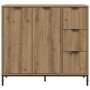 Vitrina Roble artisan 89.5 x 33 x 82 cm Madera contrachapada