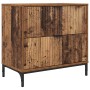 Mesa de Noche con cajón Madera vieja 63.5 x 36 x 61 cm