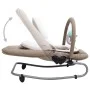 Taupegrauer Babyschaukelstuhl aus Stahl von vidaXL, Schaukelstühle und Babystühle - Ref: Foro24-10255, Preis: 116,51 €, Rabat...