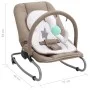 Taupegrauer Babyschaukelstuhl aus Stahl von vidaXL, Schaukelstühle und Babystühle - Ref: Foro24-10255, Preis: 116,51 €, Rabat...
