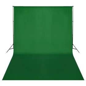 Sistema de soporte de telón fondo 500x300 cm verde de vidaXL, Fondos - Ref: Foro24-160069, Precio: 86,33 €, Descuento: %