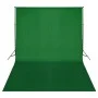 Backdrop support system 500x300 cm green by vidaXL, Money - Ref: Foro24-160069, Price: 86,33 €, Discount: %